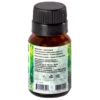 Frasco de aceite de almendras del dorso