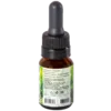 Frasco de aceite de ricino, dorso